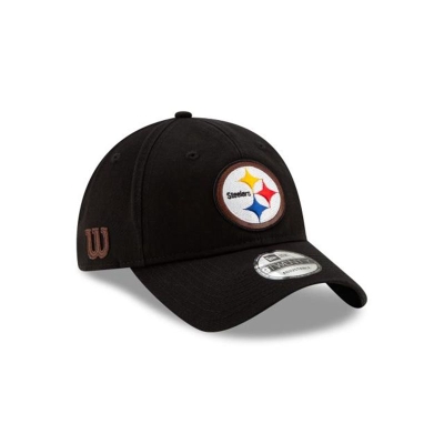 Pittsburgh Steelers Gorra | New Era NFL Wilson 9twenty Adjustable Cap Mexico - Negros